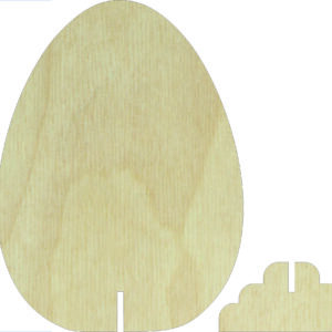 Jajko z podstawką 150 mm WI-001